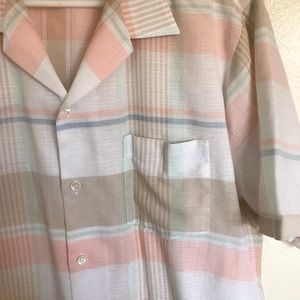 Spire vintage light plaid shirt